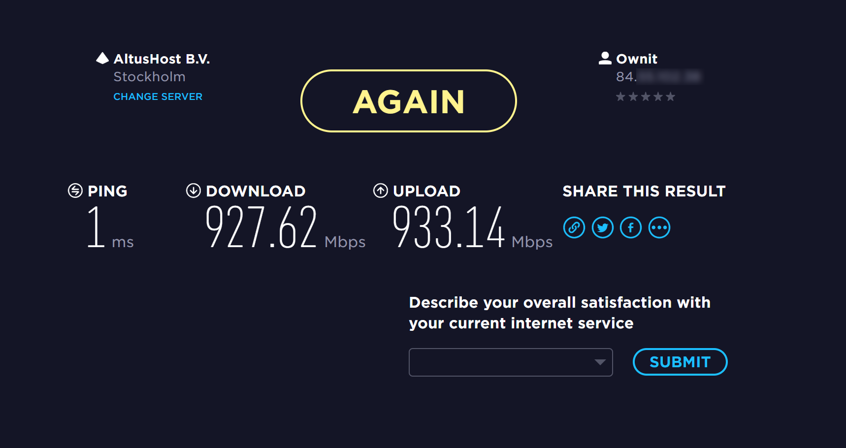 what is a good download speed test result